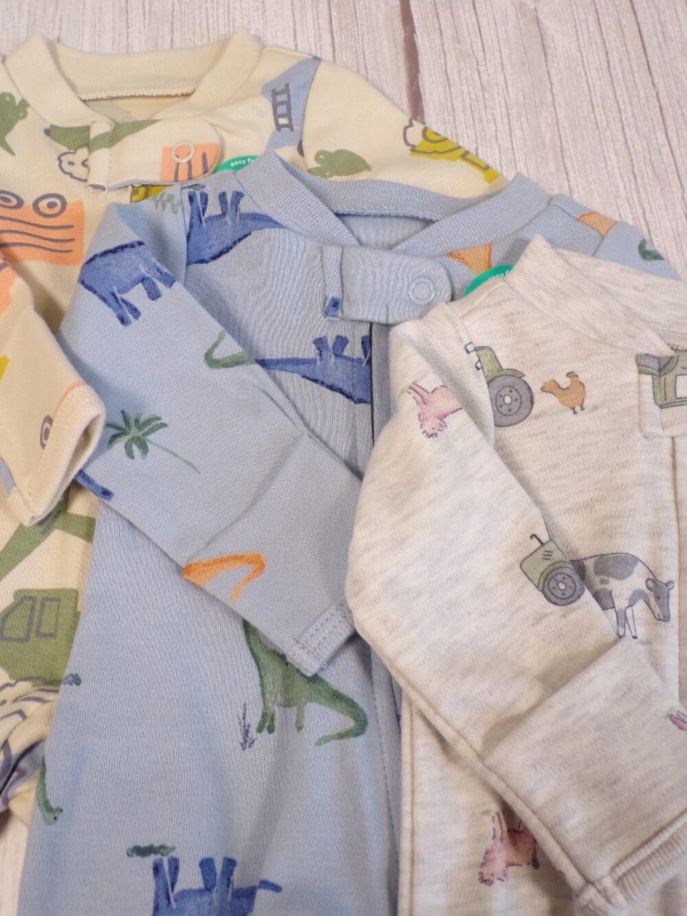 NWT Carter's Child of Mine Boy's Premie Infant Onesie 3-Pack